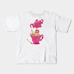 tea bath Kids T-Shirt